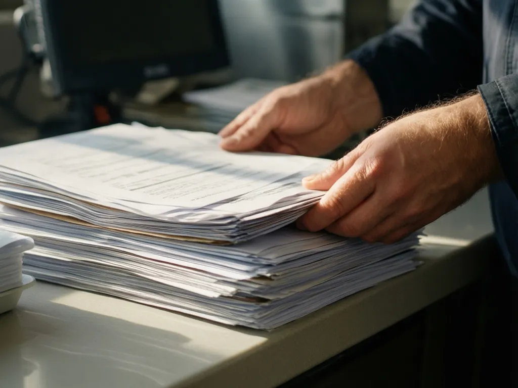 Materiais organizados para um atendimento cuidadoso